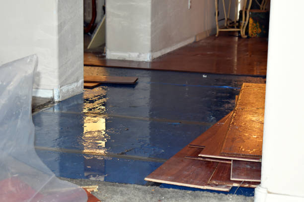 Professional Basement Flooding technician working in Rumford, RI